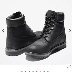 Timberland Black Waterproof Boots, Black, 9.5